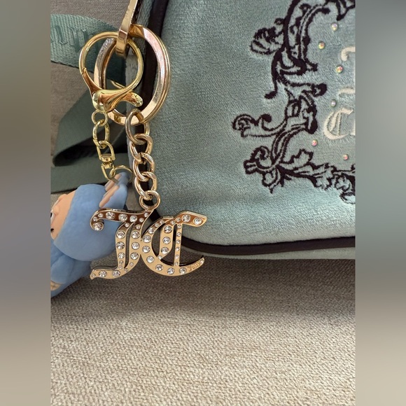 Juicy Couture Dusty Blush Velour Heritage Backpack Mini